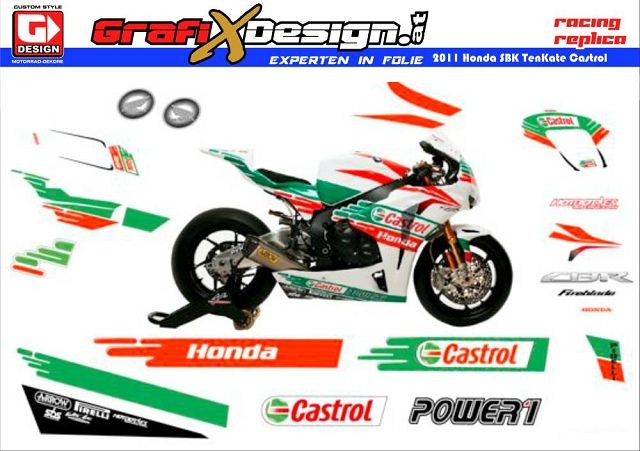 2011 Kit Honda SBK TenKate Castrol