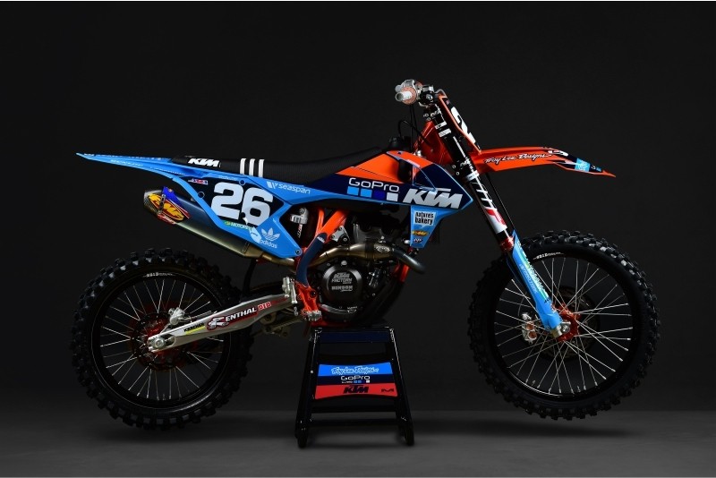 2018 KTM TLD WASHOUGAL BLUE Limited Edition