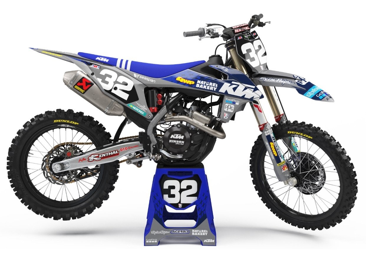 2020 KTM TLD Special Edition blue gray