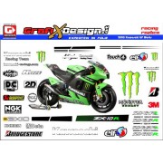 2008 Kit Kawasaki GP Works Monster Energy