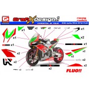 2016 Kit Aprilia SBK RSV4 RF-W FLUO