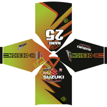 MX-Jersey Grafixdesign 2013 Orange-Neon